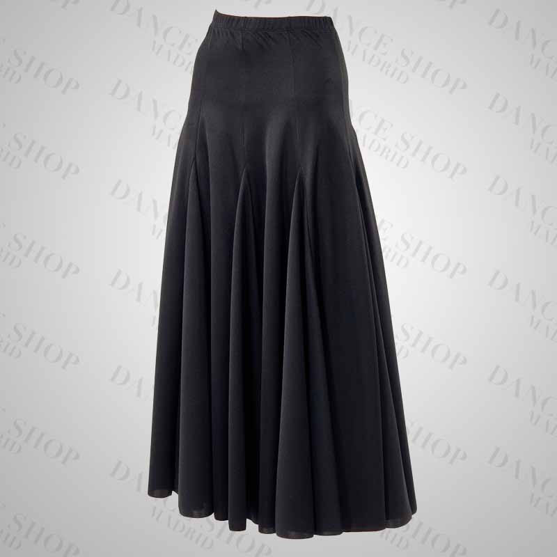 Flamenco Skirt - Black Solid (no lace) – The Phoenix Rose